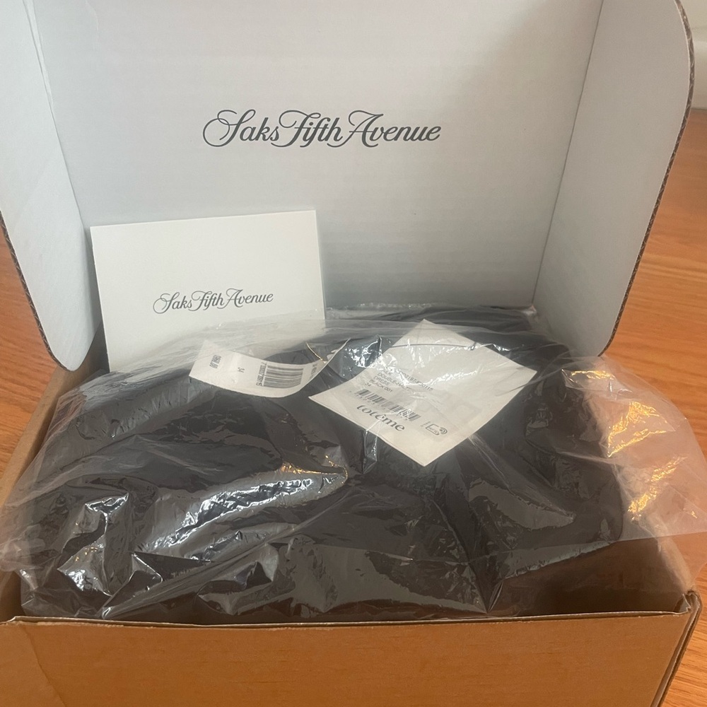 SOLD 

NWT Black Slip Dress V neck size Small Toteme Spring - Picture 3 of 7
